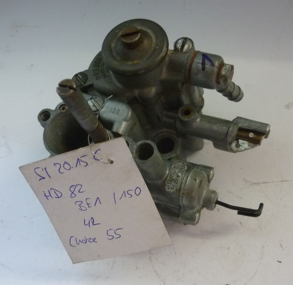 Vergaser, DELL'ORTO, SI 20.15 C, Vespa 125 VNB