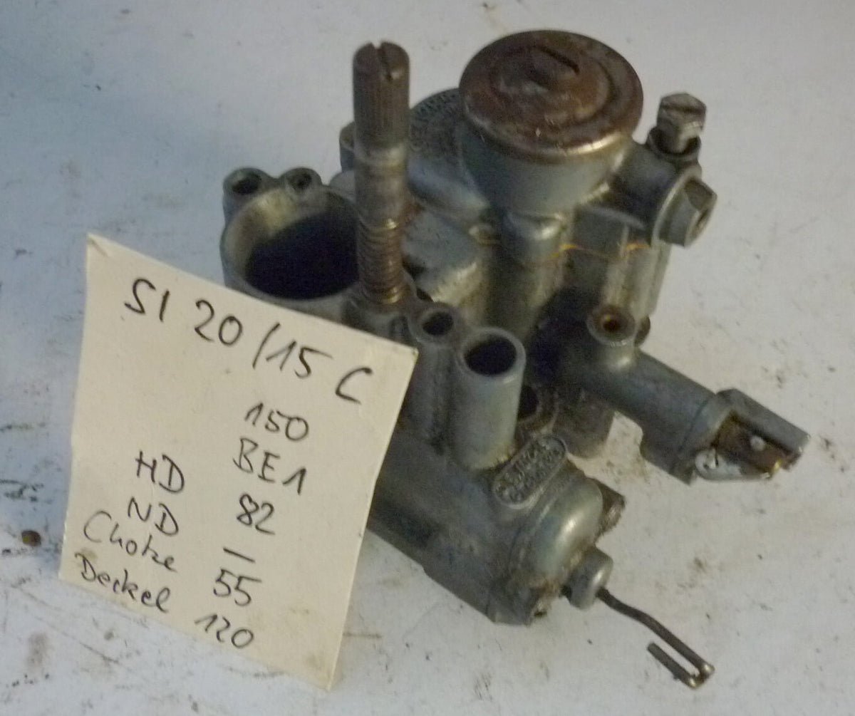 Vergaser, DELL'ORTO, SI 20.15 C, Vespa 125 VNB