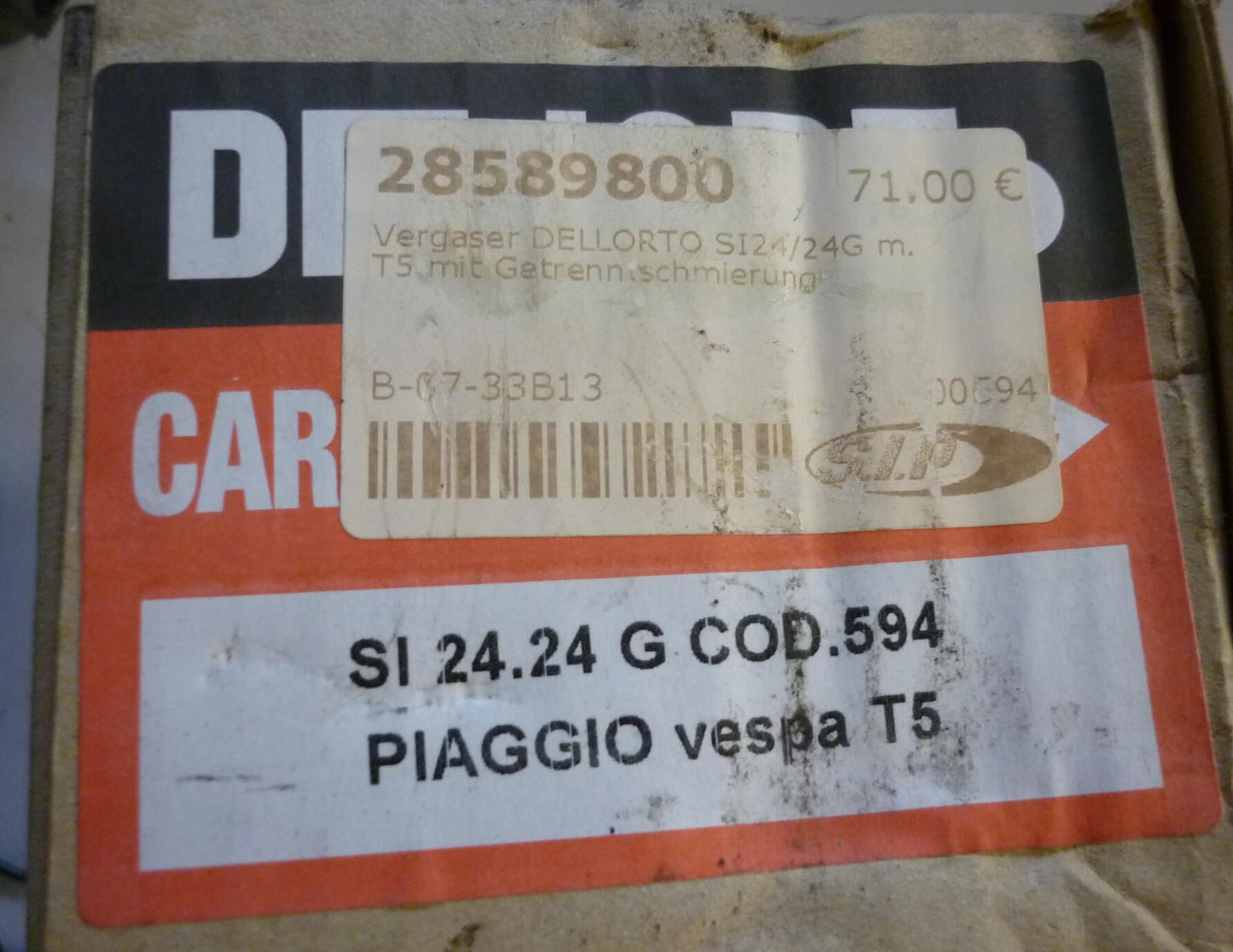 Carburettor SI 24-24E, DellOrto, Vespa PX
