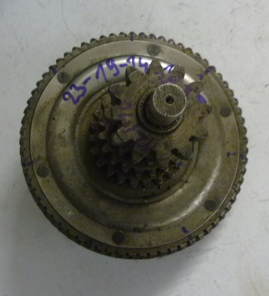Vorgelege, komplett, 10 - 14 - 19 - 23 - 68, Vespa PX80 - 100, Gebraucht