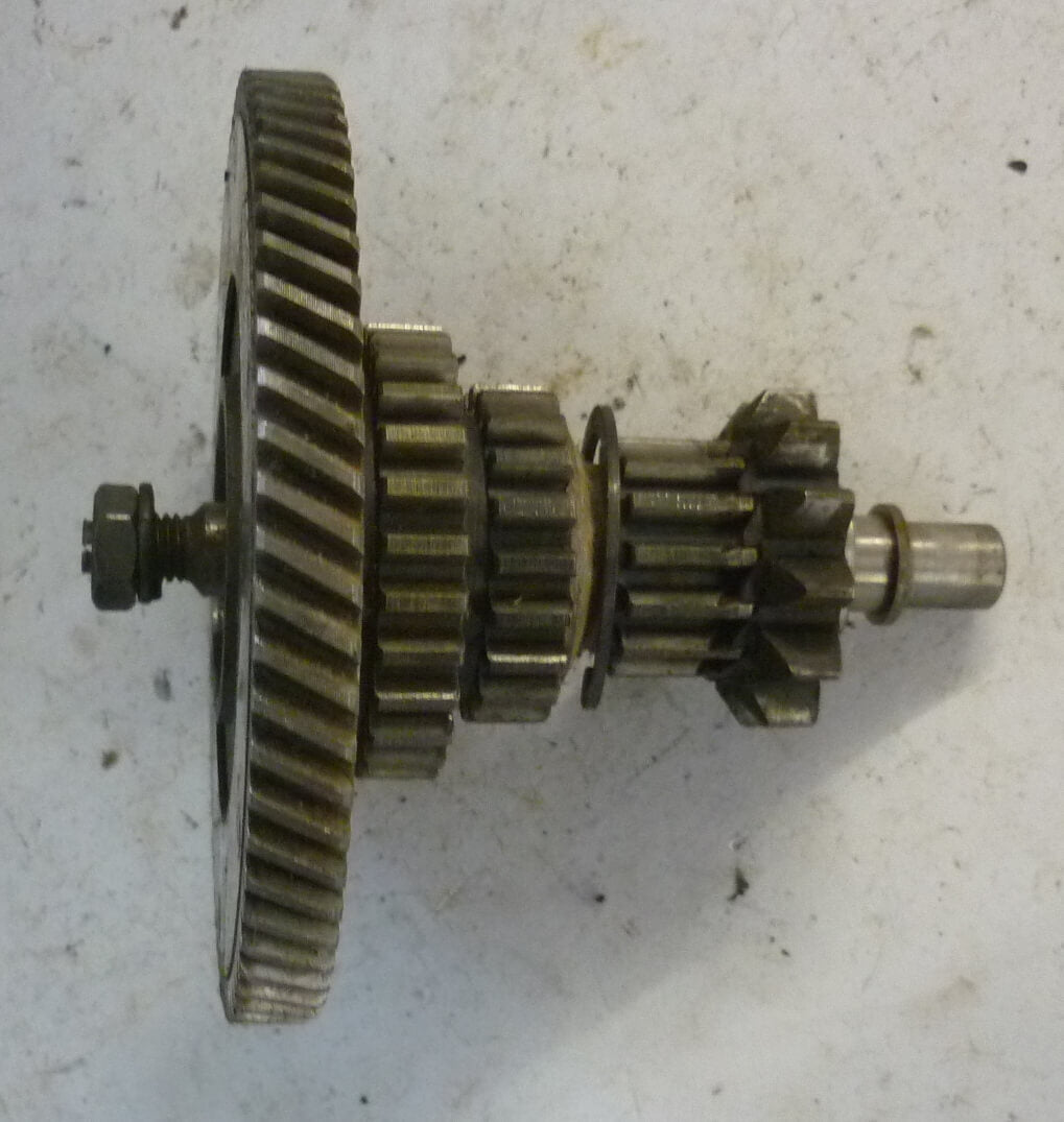 Vorgelege, komplett, 14 - 20 - 27 - 67, Vespa 125 VNA - VNB / 150 VBA, Gebraucht