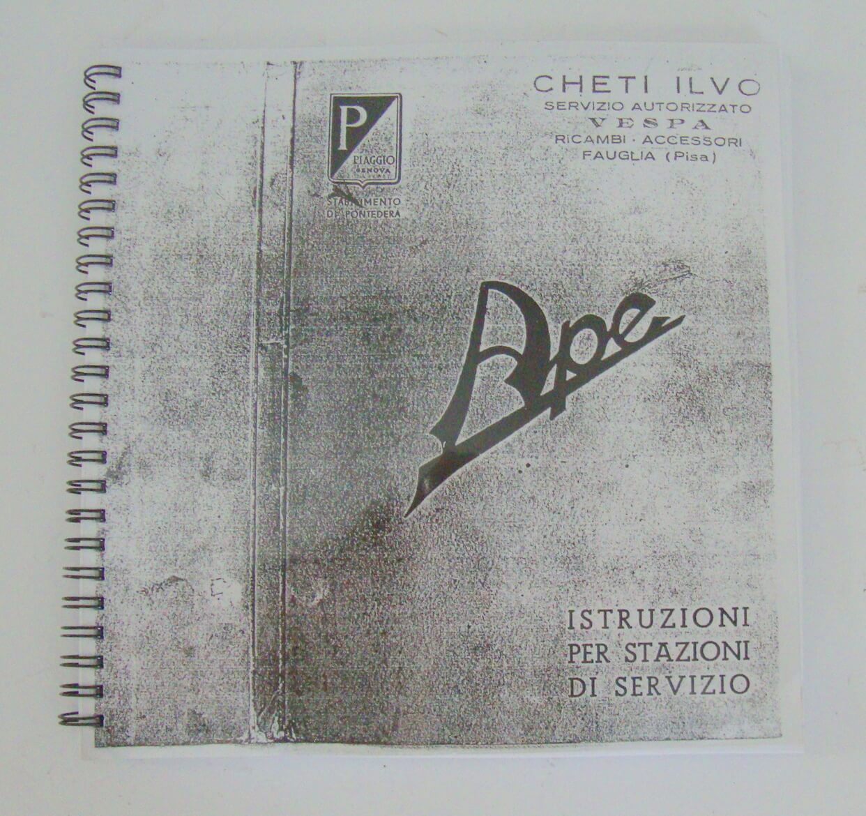 Manual, APE 125 A