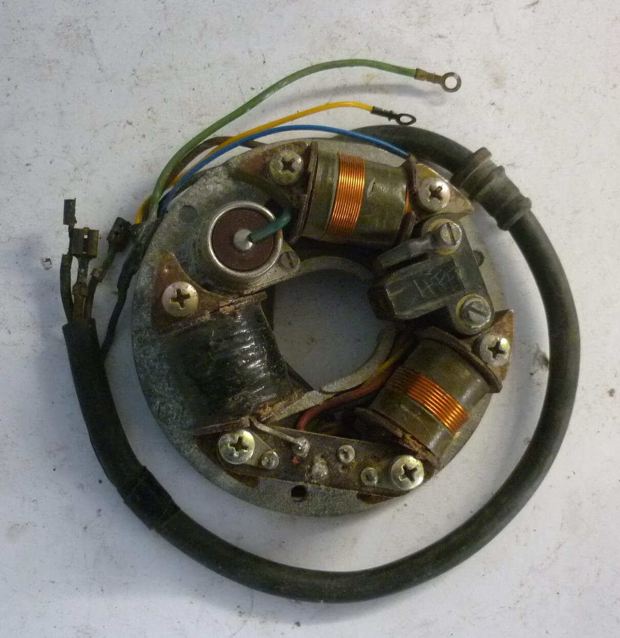 Zündgrundplatte, Femsatronik, Vespa 200 Rally VSE1T > 33996, NOS