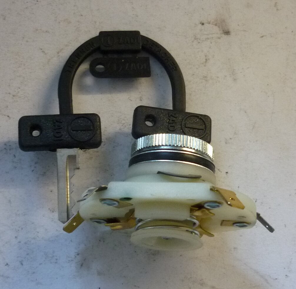 Ignition lock, CIF - ZADI, 4 connections, VESPA PX PE - PX PE ARCOBALENO
