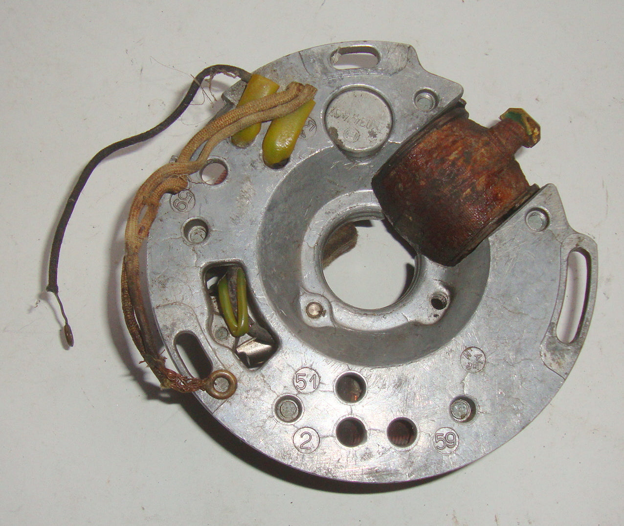 Satorplate and flywheel, Hoffmann Vespa 125