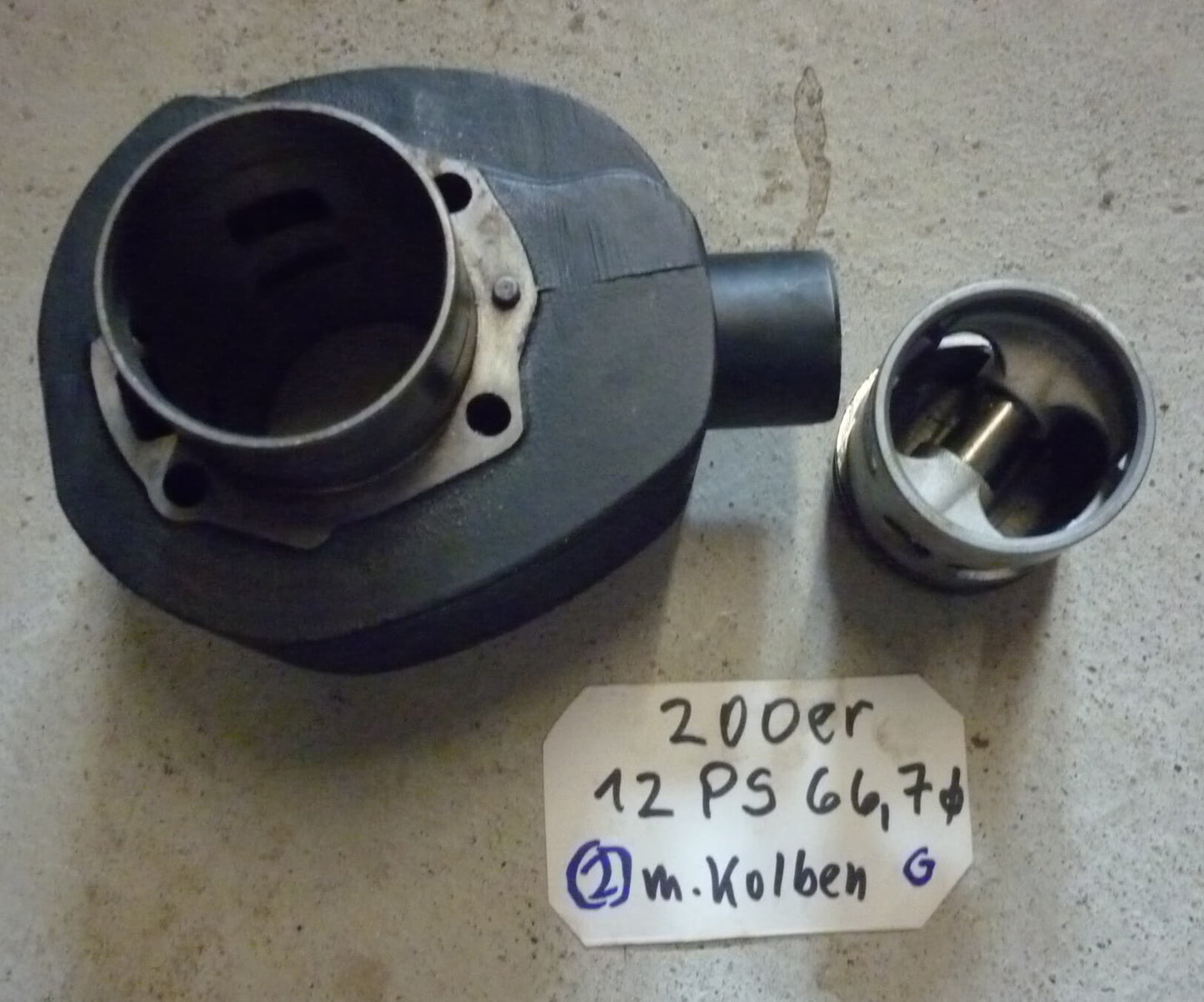 Kit cilindro, PIAGGIO, 66,7 mm, Vespa Rally / PX 200