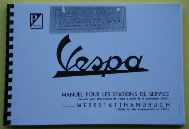 Werkstatthandbücher Vespa