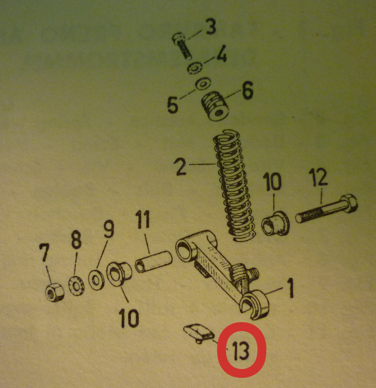 Anschlagpuffer, Vorderradfederung, PIAGGIO CIAO