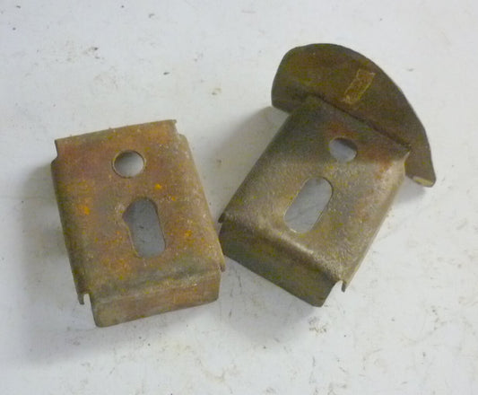 Side panel for spare wheel side, red, Vespa 125 ACMA - Hoffmann