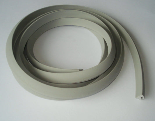 Rubber profil strip for cowl, grey, ROLLERLADEN CLASSIC LINE, Vespa 125 /150 / 160 / 180 / 200