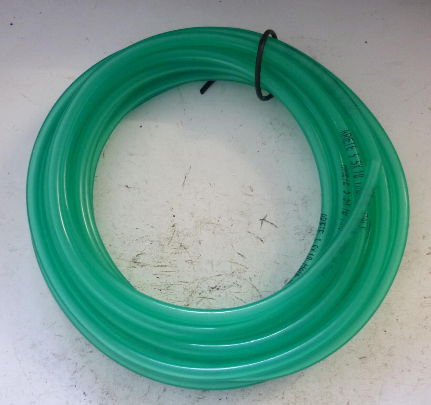 Fuel pipe, ARIETE, 5,5 x 10, 60 cm, green