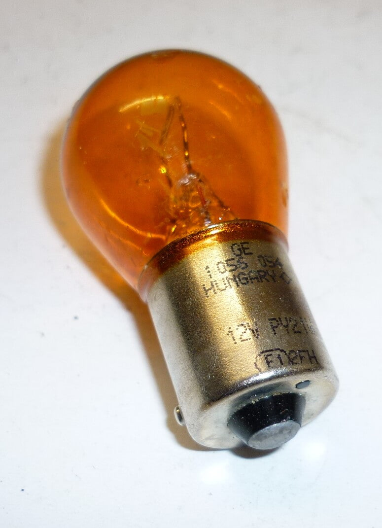 Kugelbirne, orange, 12V 21W, Sockel BAU15s