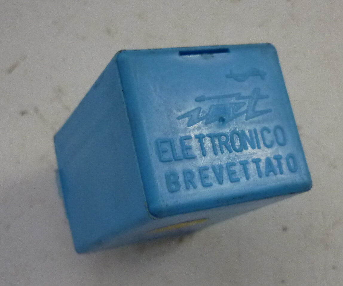 Blinkrelais mit Haltegummi, 2 Anschlüsse, ICET - PIAGGIO, Vespa PX80-200 / PE / Lusso / T5 / Cosa