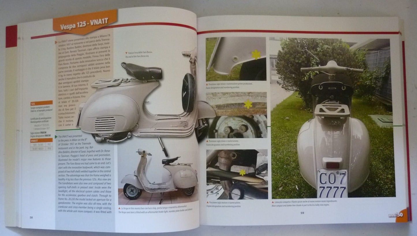 Book "Vespa sei giorni. 9 medaglie d'oro su 10 vespisti partiti"