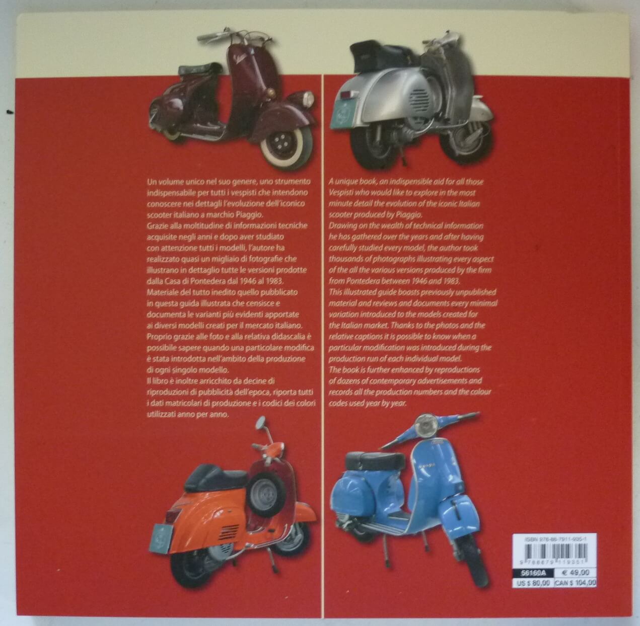 Book "Vespa sei giorni. 9 medaglie d'oro su 10 vespisti partiti"