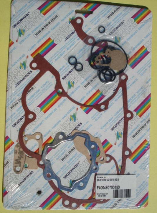 Gasket kit whit O-rings, Vespa 80 / 125 / 150 PX / PXE, 1978 > 1997
