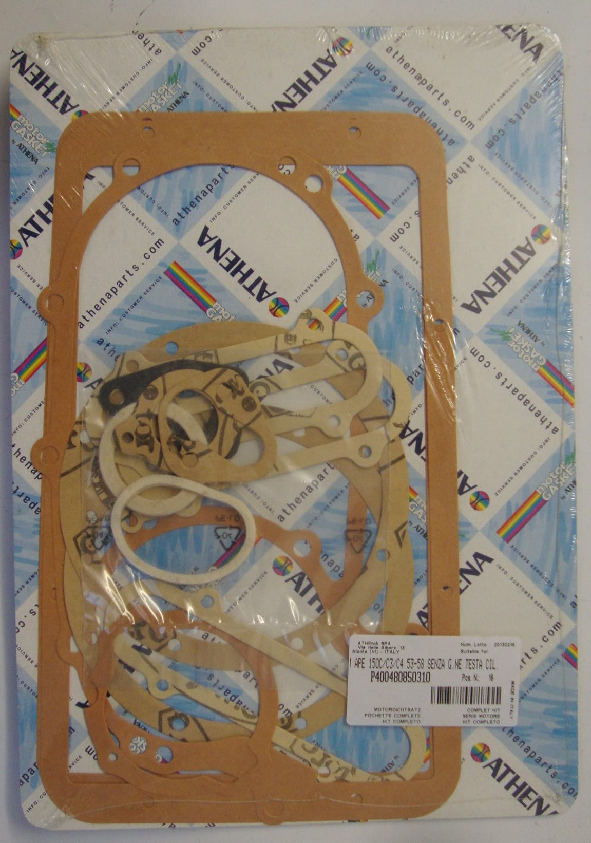 Gasket kit, Ape 150 B / C, 1953 > 1958