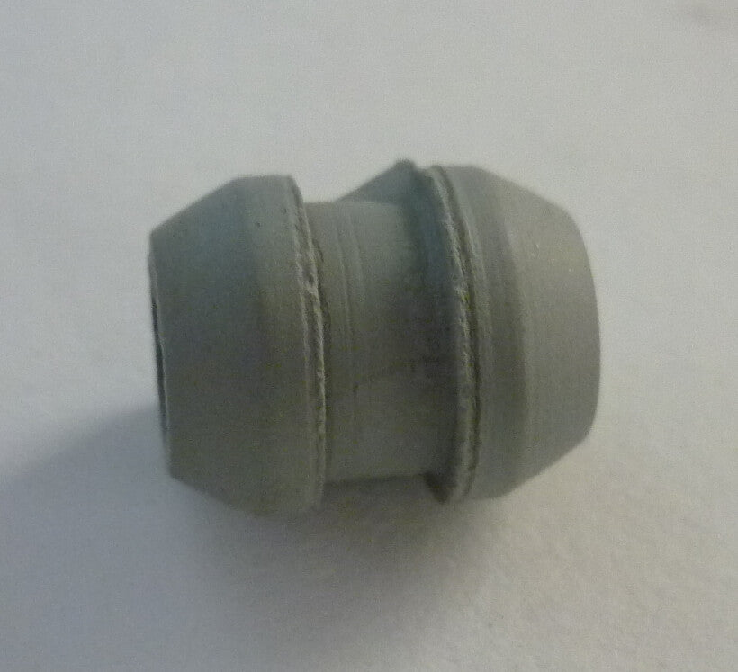 Durchführung, Lampenkabel / Gasseil, grau, Vespa VL 1 > 3 / GS 150