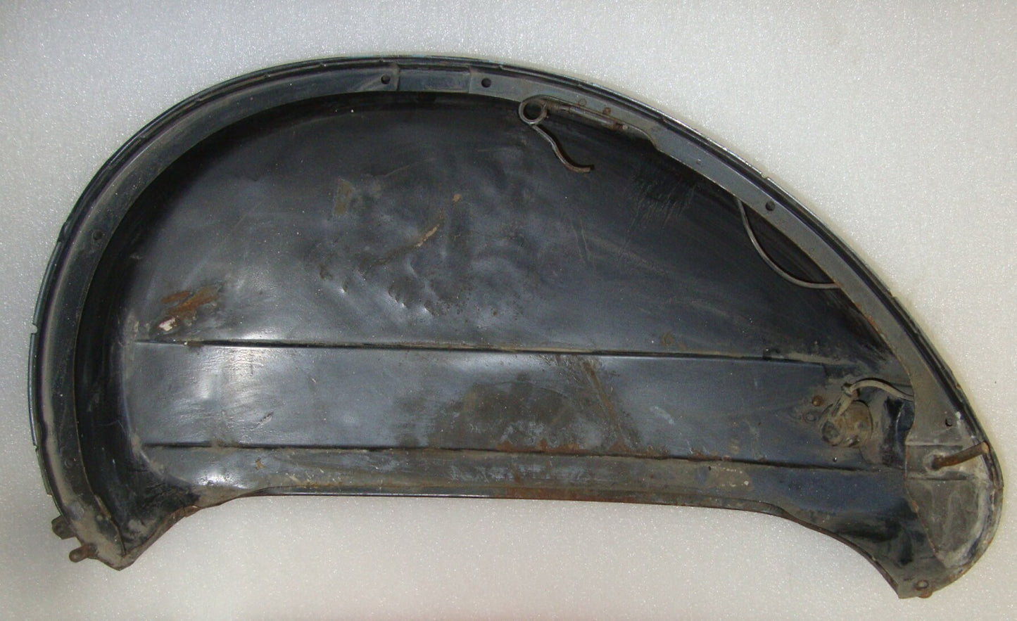 Seitenhaube, Motorseite, Außenverschluss, schwarz, Vespa PX alt, Gebraucht