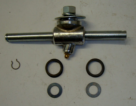Bolt and spring seat, front, Vespa 125 / 150 / 180 / 200