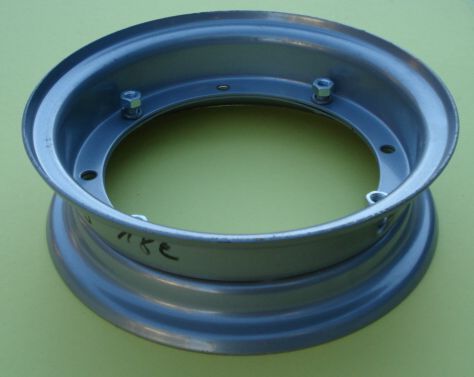 Felge 8", 2.10 x 8, offen, Vespa 125 / 150 Super