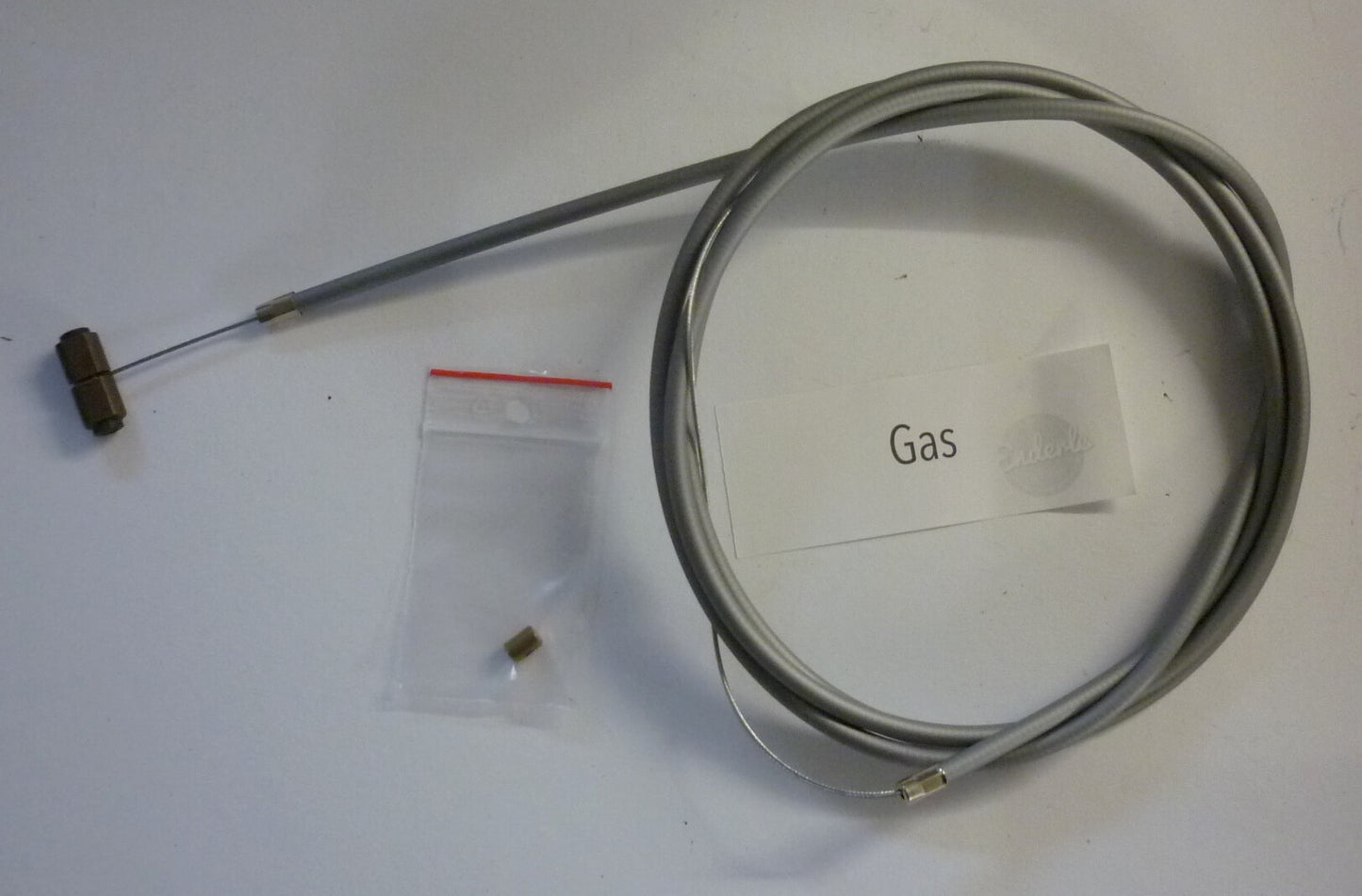 Bowdenzugsatz, Rohrlenker, PTFE, grau, ENDERLE SOLUTIONS, Vespa 125 VN / 150 VL 1955 > 1958
