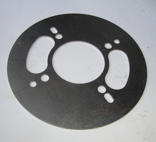 Ignition timing degree disc