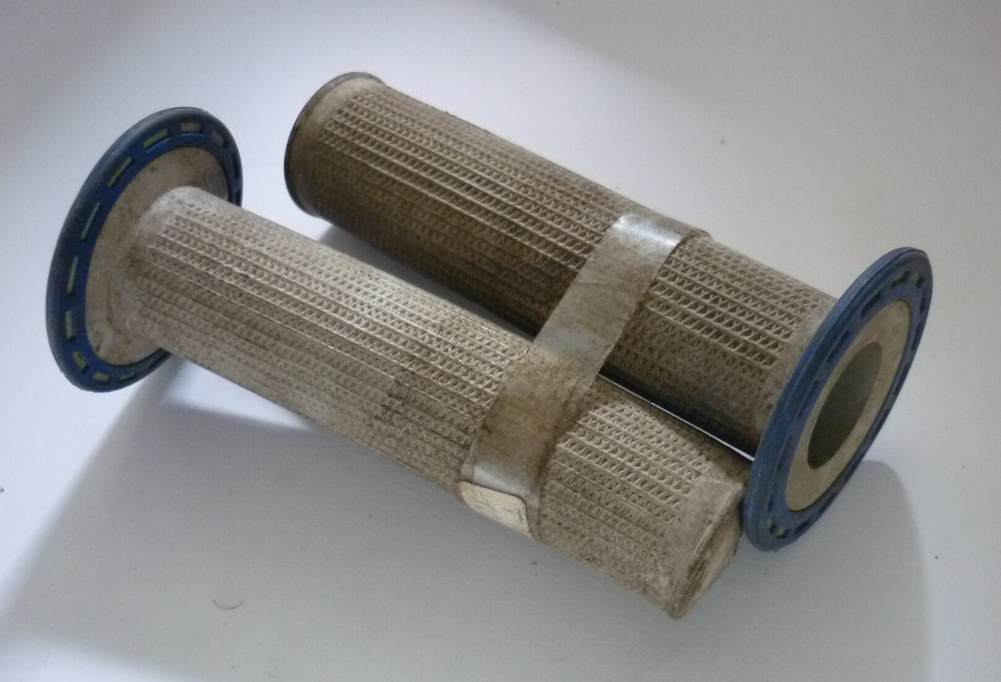 Bubble grip, 21 mm, red - white, NOS