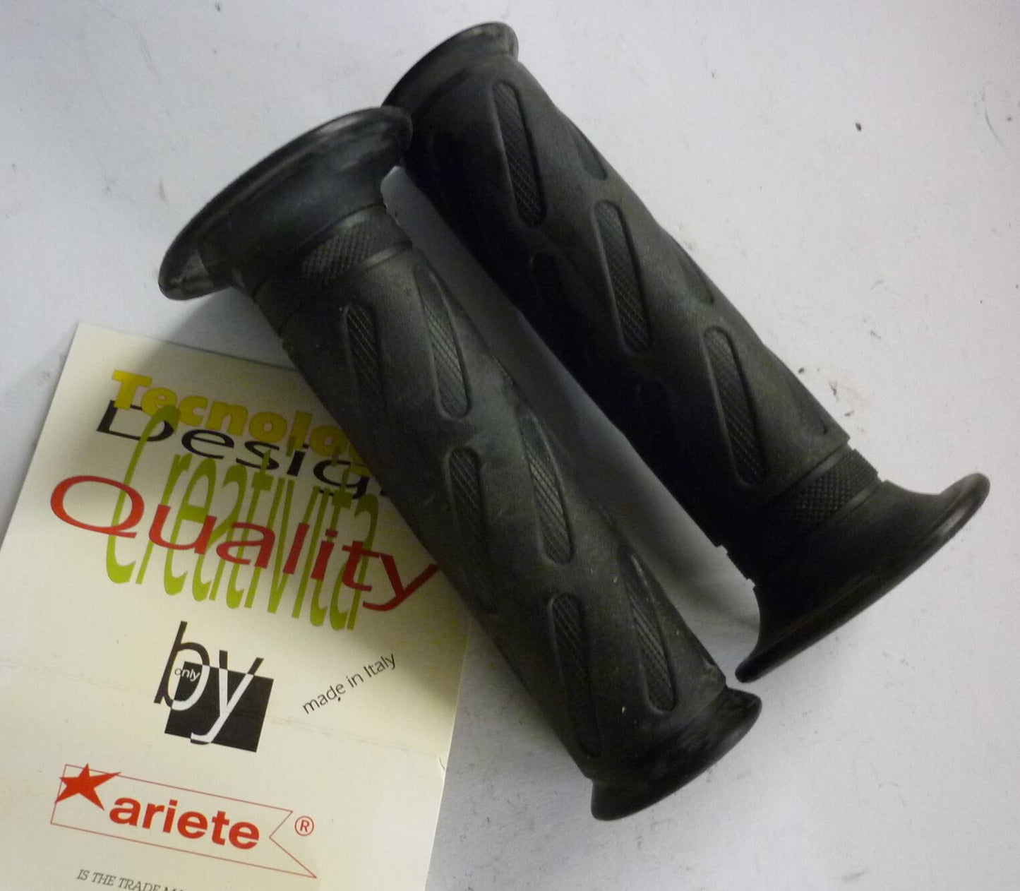 Manici a palloncino, 21 mm, rosso - bianco, NOS