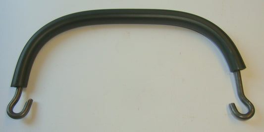 Grab rail single saddle, dark green gummed, Vespa 125 / 150