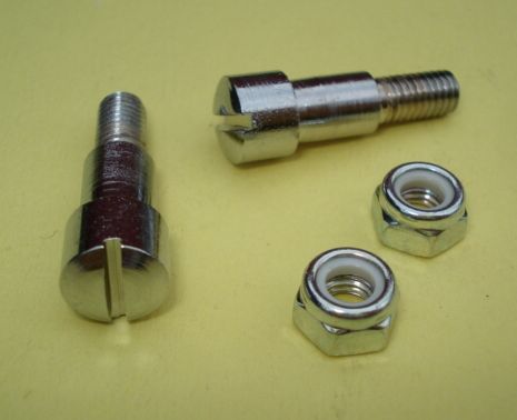 Lever sec. screw, chromed, Vespa 1963 > 1972