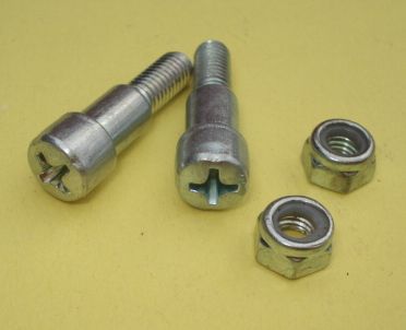 Lever sec. screw, zink platet, Vespa 1973 >