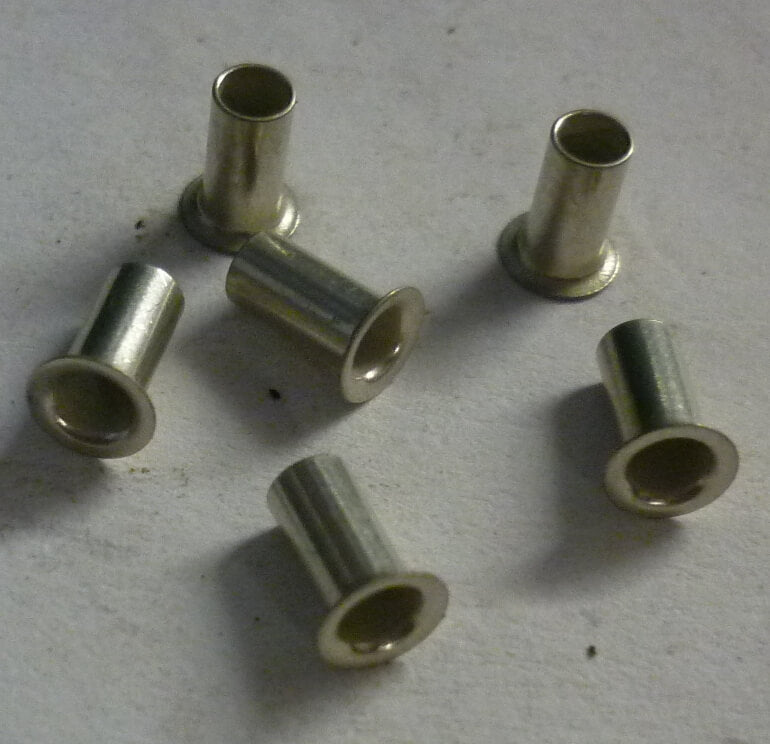 Set di rivetti cavi, clacson / ronzio, zincati, Ø 4 x 6 mm