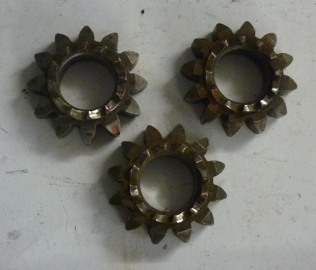 Kickstarterzahnrad, 12/12 Zähne, 21,8 mm Innendurchmesser, Vespa 125 VNB - GT - GTR - TS - P 125 X / 150 Sprint - Sprint Veloce / 160 GS / 180 SS  / P 150 X, Gebraucht