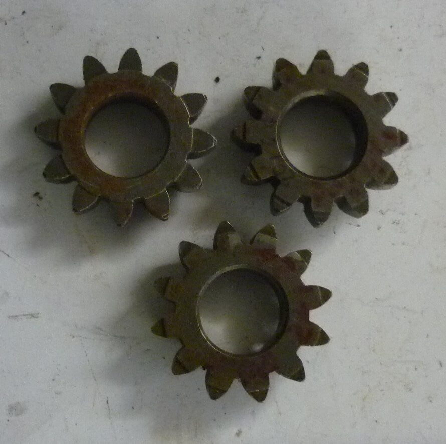 Kickstarterzahnrad, 12/12 Zähne, 21,8 mm Innendurchmesser, Vespa 125 VNB - GT - GTR - TS - P 125 X / 150 Sprint - Sprint Veloce / 160 GS / 180 SS  / P 150 X, Gebraucht