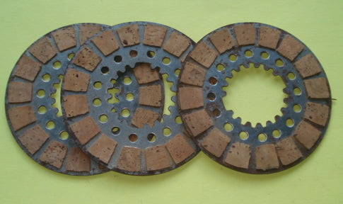 Cork plate kit, V.T.R., Vespa 125 > 1957 / 150 1953 > 1958; NOS