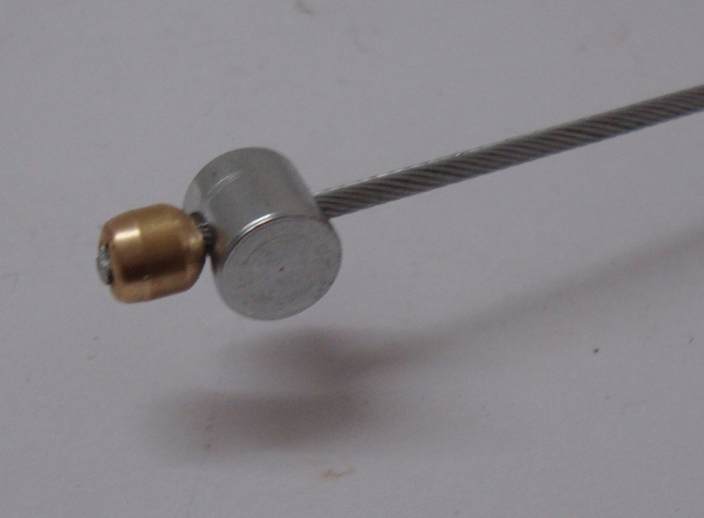 Clutch control transmission cable, long, rotatably nipple