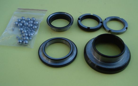 Lenklagersatz, unten + oben, komplett, Vespa 125 VNA - VNB / 150 VBA - VBB - VGLA - VGLB  / Ape AC -  Pentaró APA1T > APB1T