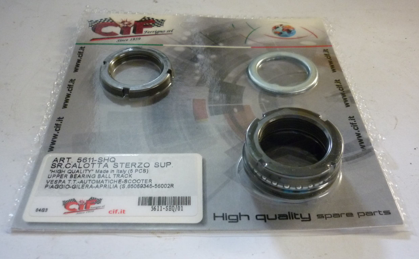 Upper bearing ball track kit, 36,5 mm, High Qualitiy