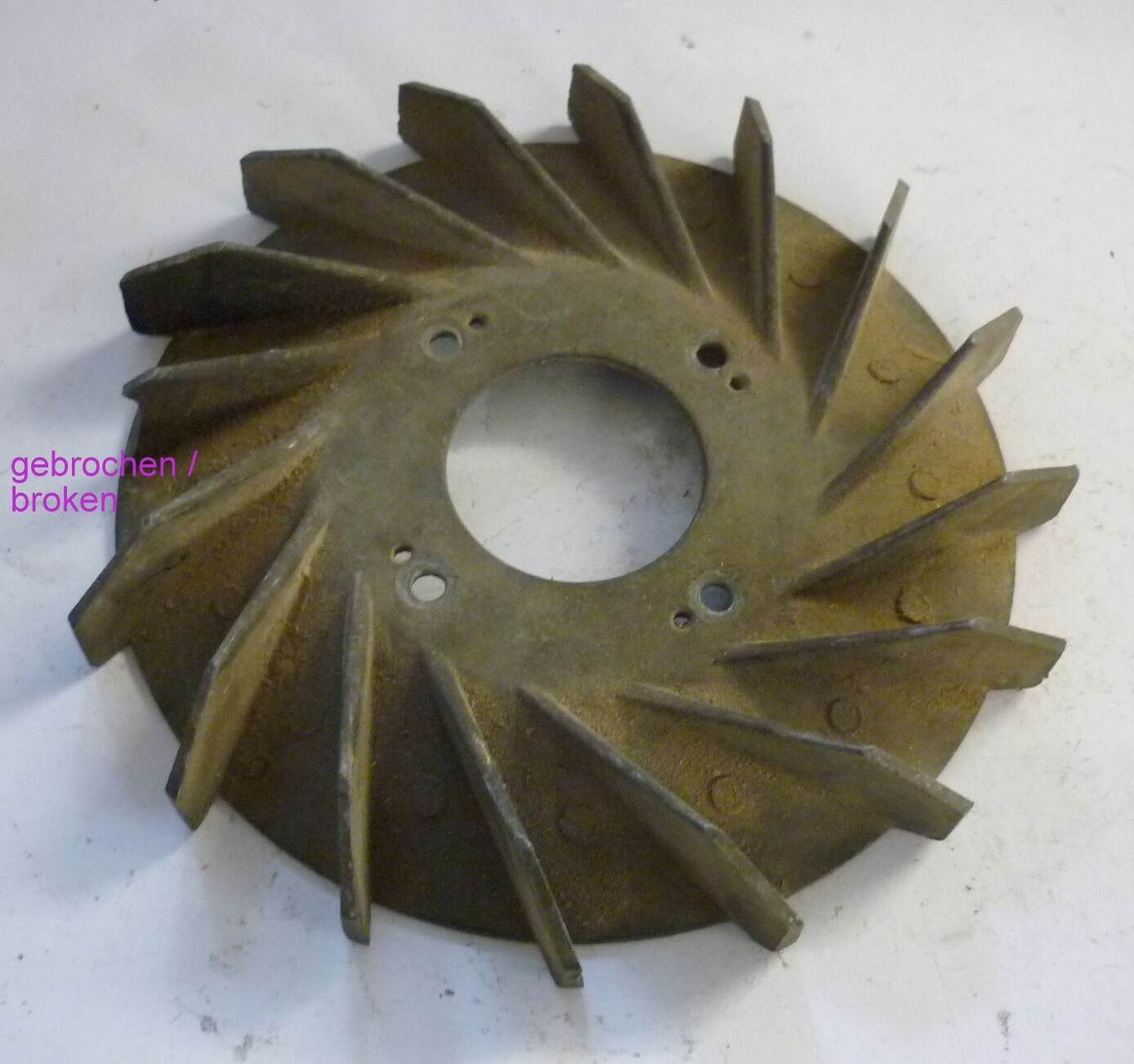 Flywheel fan, Vespa GS 150 / Ape AC