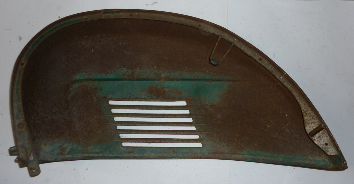 Seitenhaube, Motorseite, grau - Ascot Grün, Vespa 125 t.s. - 150 Sprint Veloce, Gebraucht