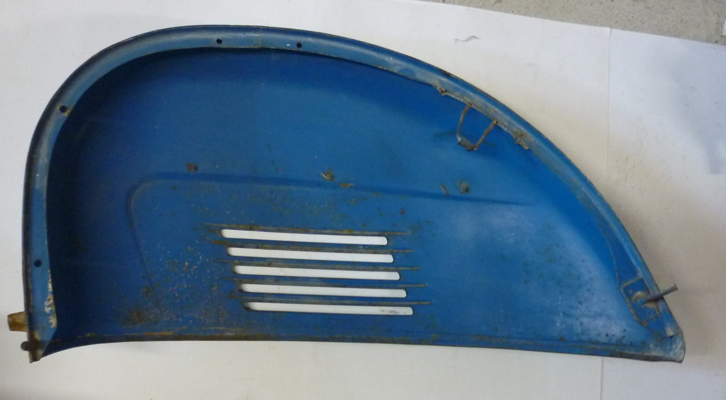 Seitenhaube, Motorseite, blau, Vespa 125 / 150 Super, Gebraucht