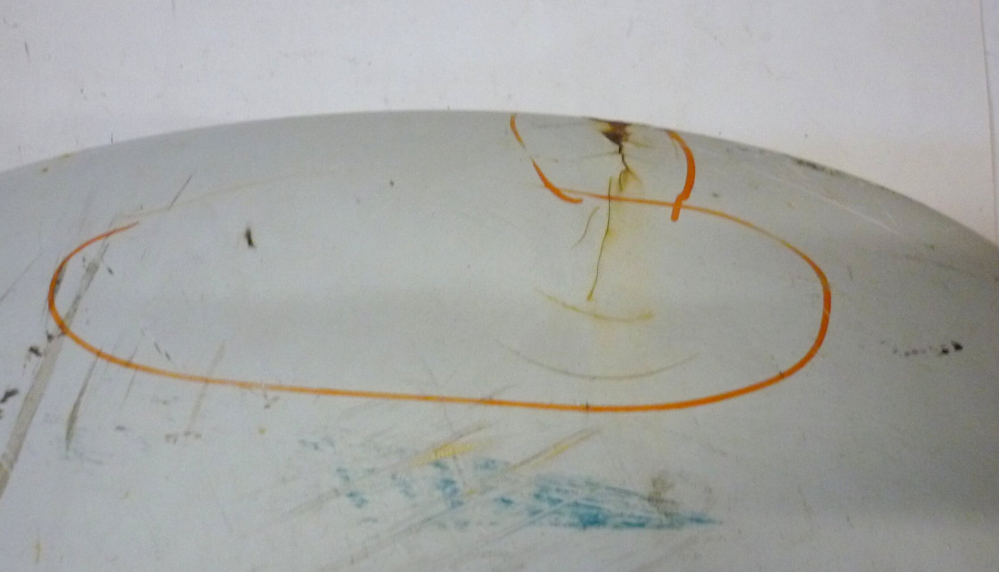 Seitenhaube, Motorseite, Innenverschluss, weiss, Vespa PX, Gebraucht