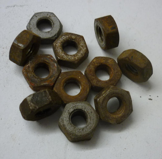 Felgenmutter, Patina, M8 / SW 14, Gebraucht