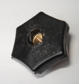 Rändelmutter, Tankdeckel, Kunststoff, schwarz, BAJAJ, Vespa / Ape, schwarz