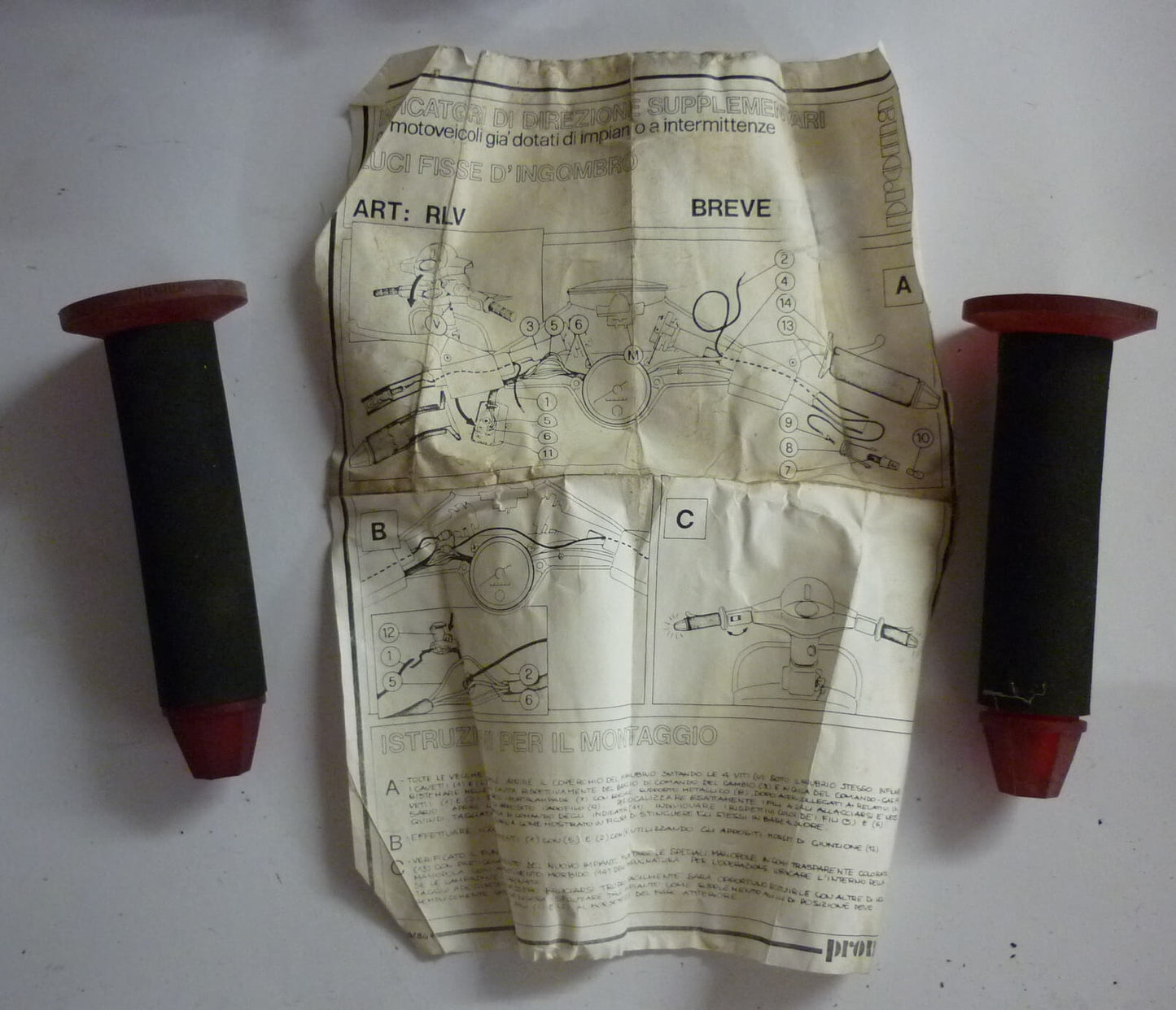 Blinkergriffe, PROMA, Ø 22 mm, NOS