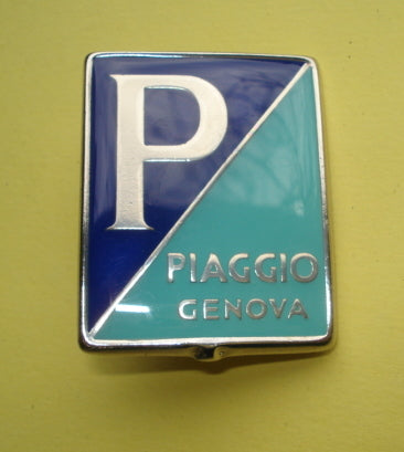 Piaggio-Logo, enamelled, "Piaggio Genova"