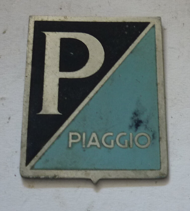 Stemma Piaggio, metallo, PIAGGIO GENOVA, Vespa 98 /125 / 150