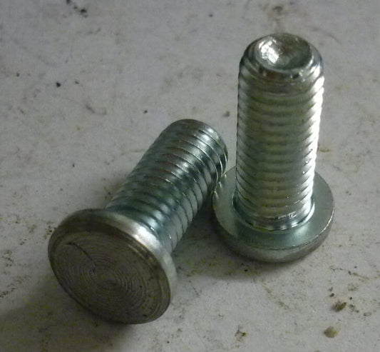 Bolt for rear wheel hub and front whell axle, M8, zinc platet, Vespa / Ape