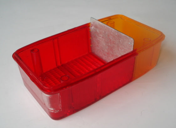 Left taillight glass, TRIOM, Ape AC / AD / AE